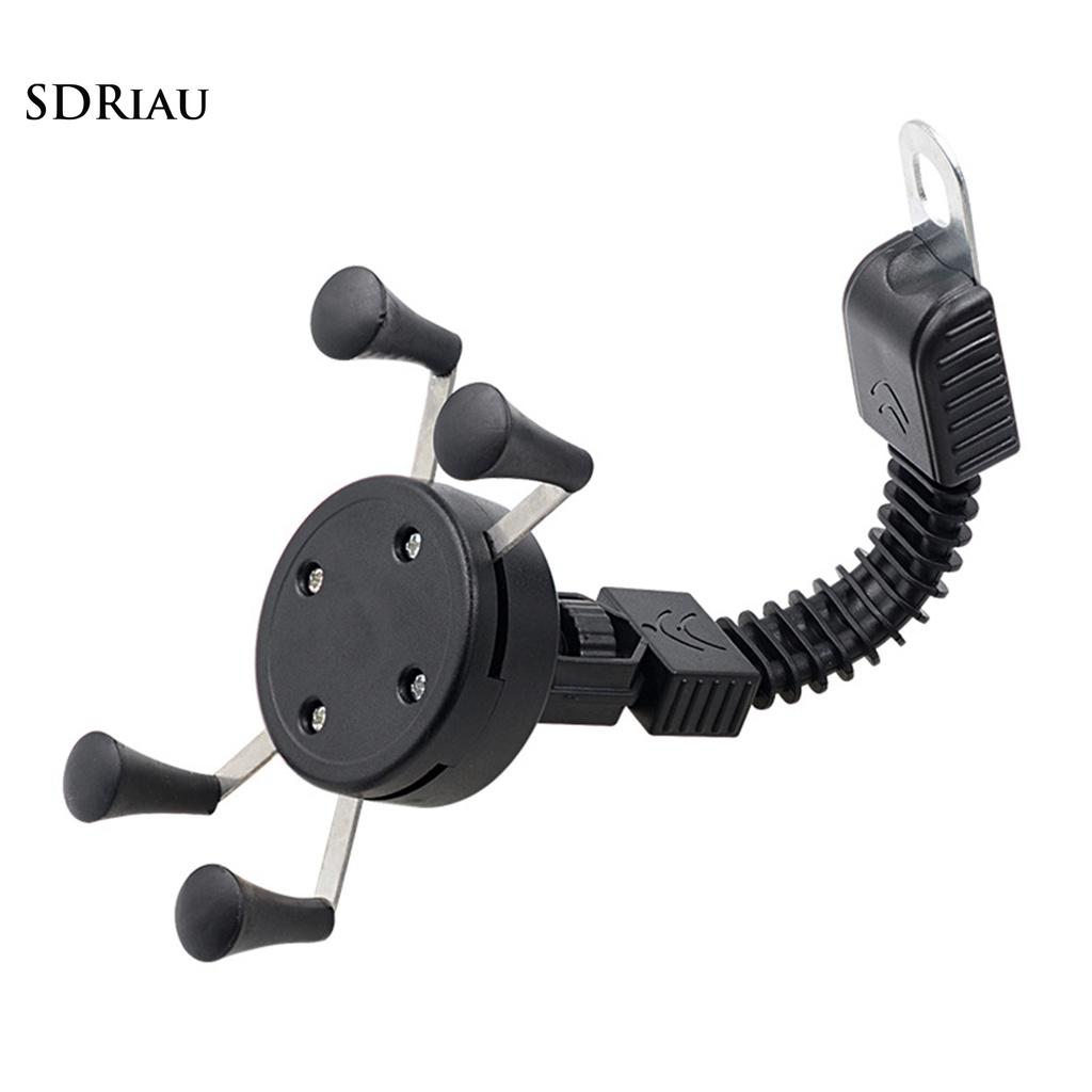 Giá Đỡ Điện Thoại Gắn Gương Chiếu Hậu Chống Trượt Tiện Dụng Cho Atv