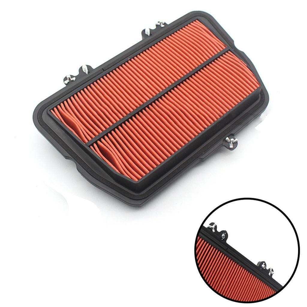 Red Motorcycle Air Intake Filter Cleaner Replacement Resuable