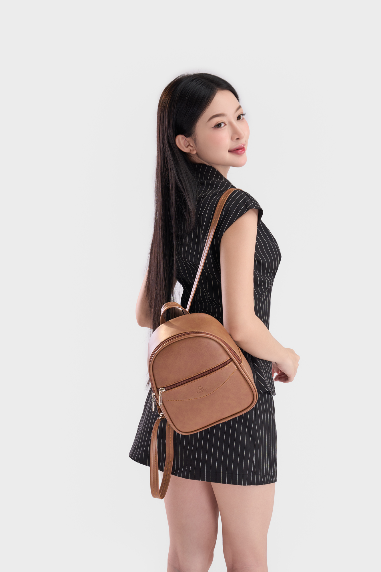 Balo Yuumy ( Thời trang nữ basic năng động cỡ nhỏ - Balo da Liberal YBA113 )