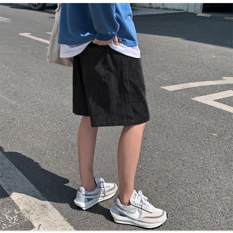 Quần Short Đùi Nhung Tăm Unisex