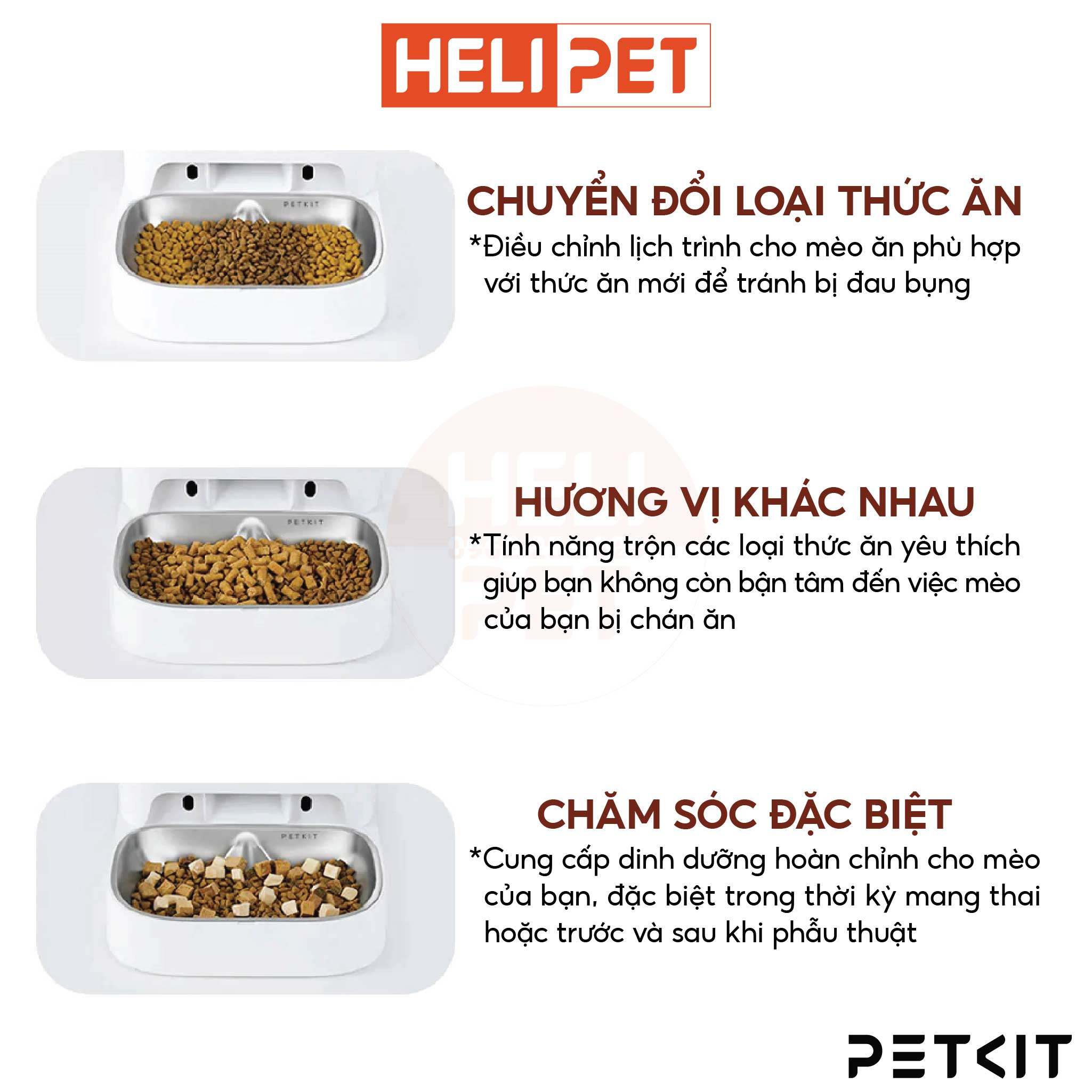 Máy Nhả Hạt Tự Động Cho Chó Mèo PETKIT Gemini YumShare Camera Có Hai Ngăn Dung Tích 5 Lít- HeLiPet