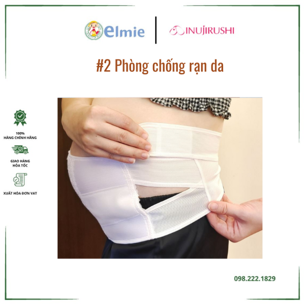 Đai thắt lưng hỗ trợ bà bầu Inujirushi Nhật Bản HB8102A