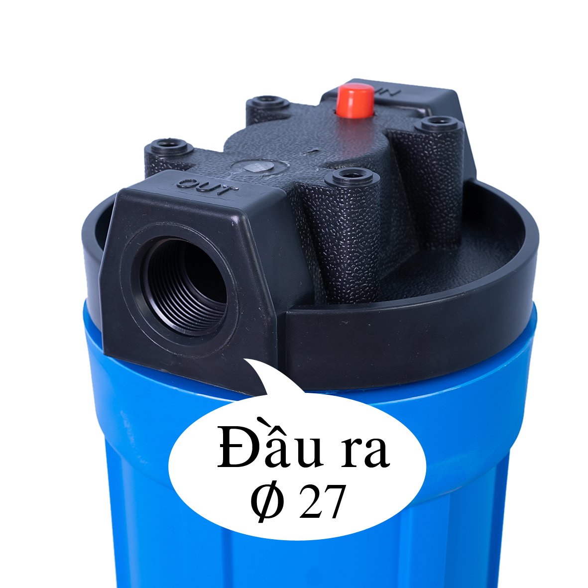 Cốc - vỏ ly lọc 20 inch ren 17, 21, 27 (xanh)