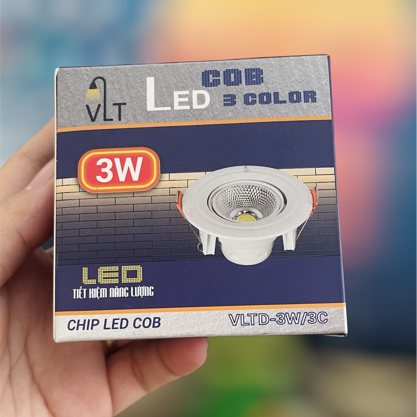 Downlight 3 chế độ VLT - 3W ( thay đổi góc chiếu )