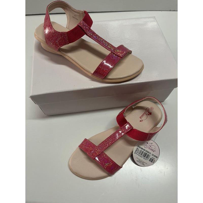 Sandal bé gái quai chun DPG0016688 - Hồng