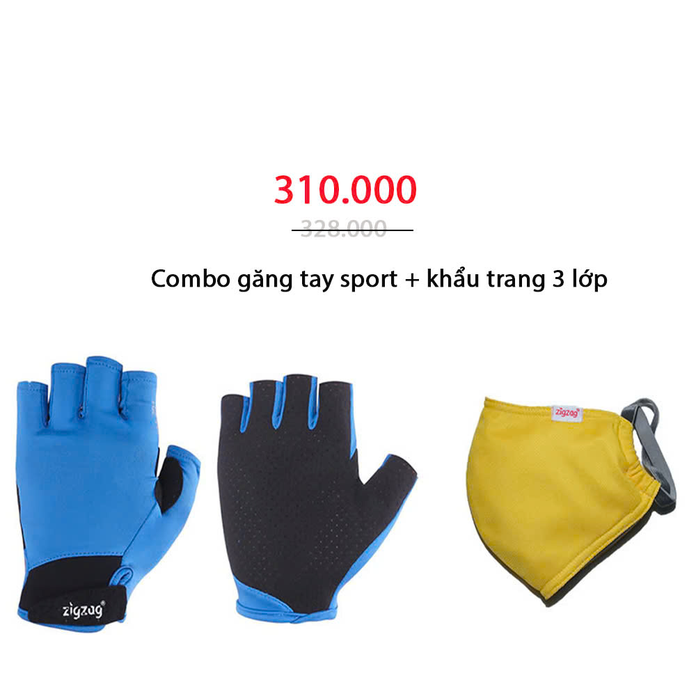 COMBO GĂNG TAY THỂ THAO + KHẨU TRANG 3 LỚP