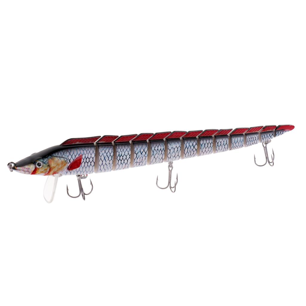 23cm Bass Fishing Bait Swimbait Lure Life-like Multi-jointed Fishing Lure 01