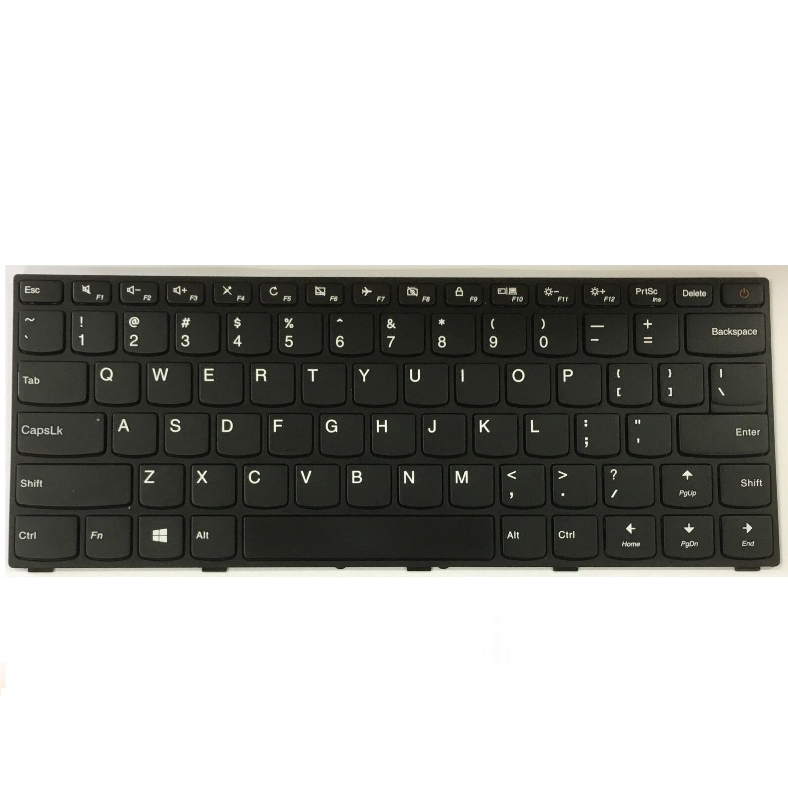Bàn phím dành cho Laptop Lenovo Ideadpad 110-14 110-14AST 110-14IBR 110-14ISK - Cáp lệch With Frame