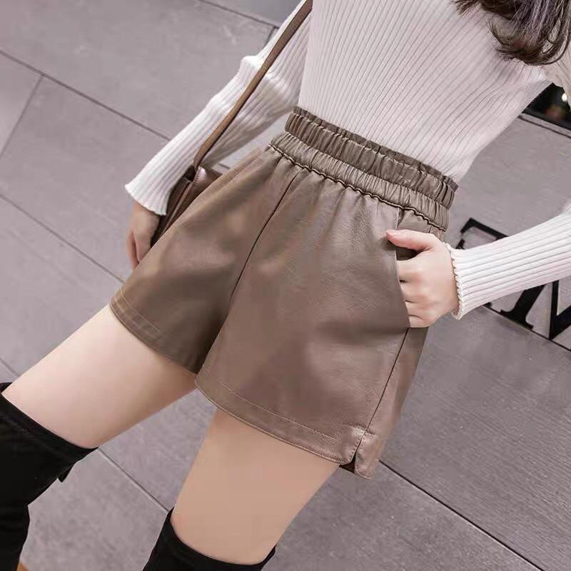 Quần Short Da Xẻ Lai HOT TREND