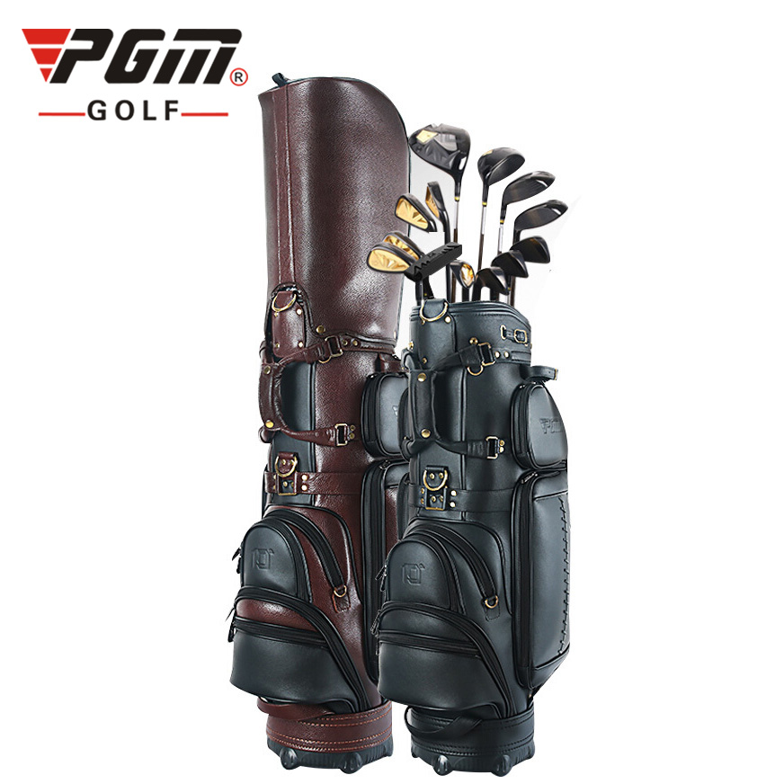 TÚI GẬY GOLF FULLSET CAO CẤP - PGM GOLF STANDARD BAG - QB039 - MÀU NÂU