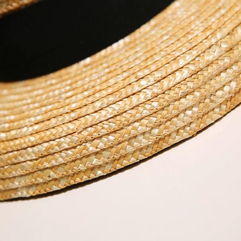 Mùa Hè 2019 Ruy Băng Nón Nữ Thiết Kế Mũ Rơm Mùa Hè Đi BiểN Nón Nữ Pháp Retro Rộng Vành Thương Hiệu Thời Trang Nữ nón Lưỡi Trai
