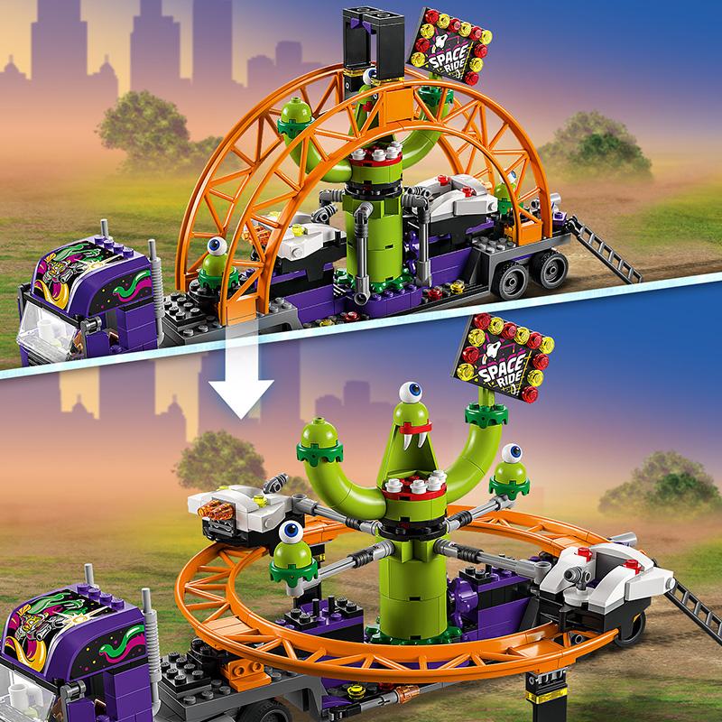 Đồ Chơi LEGO Xe Tải Giải Trí Du Hành Không Gian 60313 (433 chi tiết)