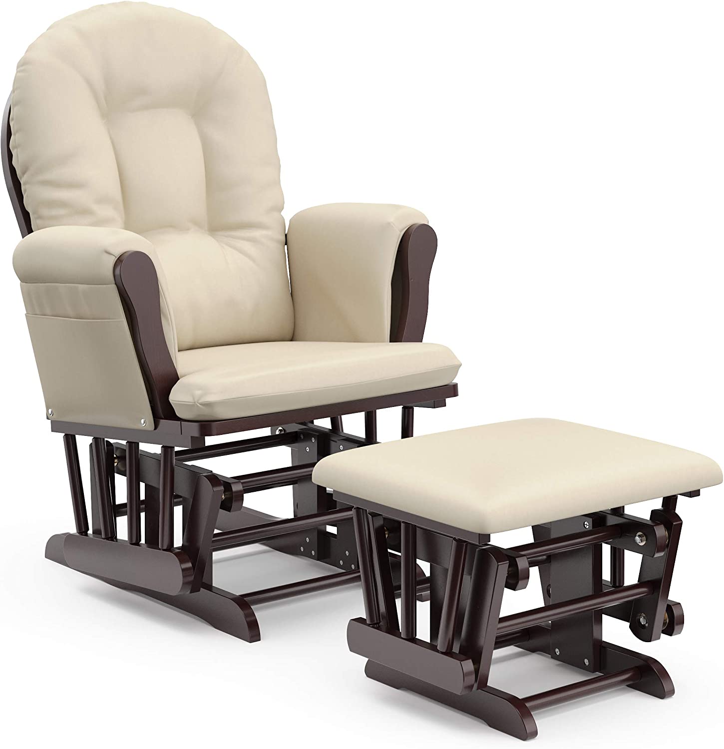 Ghế lắc thư giãn GLIDER CHAIR - Kem/Nâu C-CGL1BB