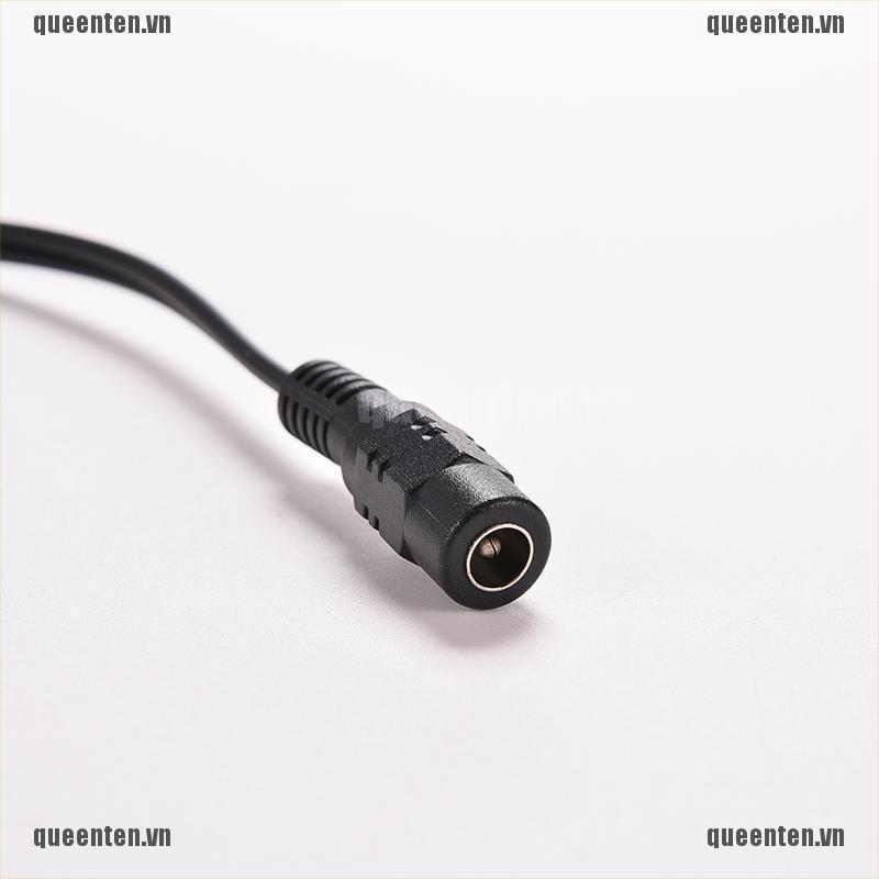 5.5 x 2.1mm CCTV Camera 1 Female to 2 Male DC 12V Power Splitter Cable Adapter QUVN