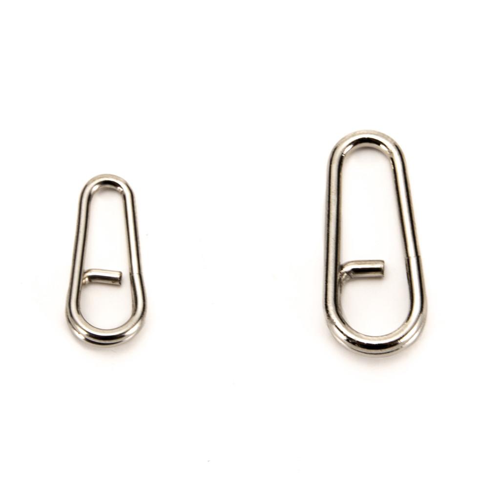 200 lot Oval Split Ring Antirust Snap Swivel Tackle Connector Accessories