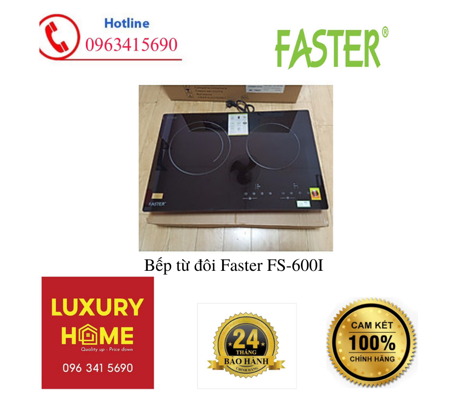 Bếp từ đôi Faster FS-600I - Hàng chính hãng