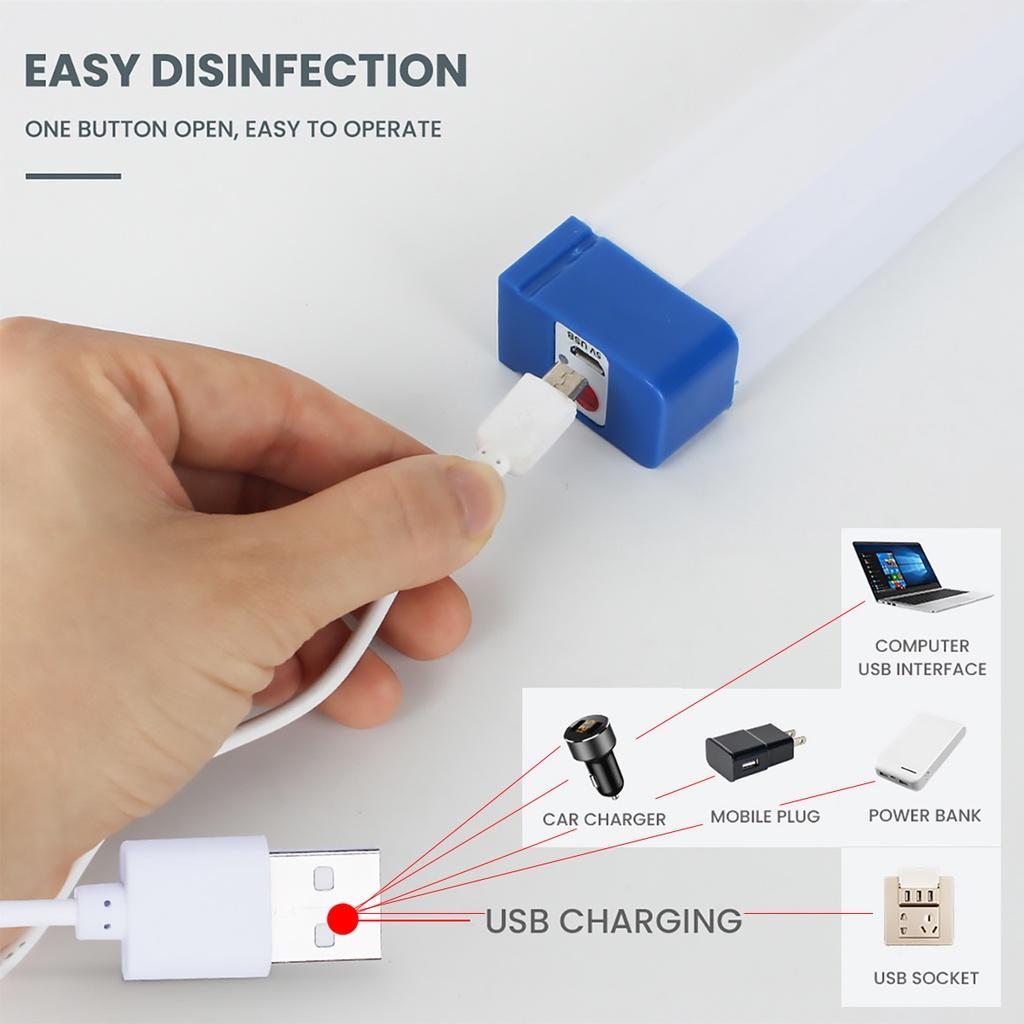 Đèn Led T5 Sạc USB Từ Tính Di Động Tiện Dụng Cho Hoạt Động Ngoài Trời