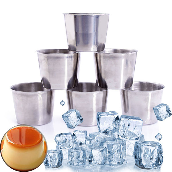 Combo 10 Ly Làm Nước Đá Inox Size 9-10 cm Bền Đẹp