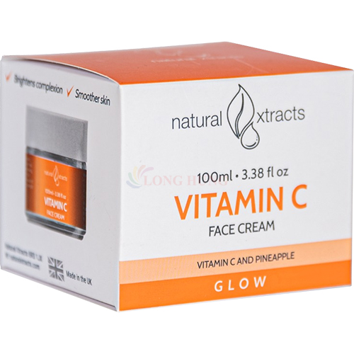 Kem dưỡng ẩm Natural Xtracts Vitamin C Face Cream (100ml) - Hảng chính hãng
