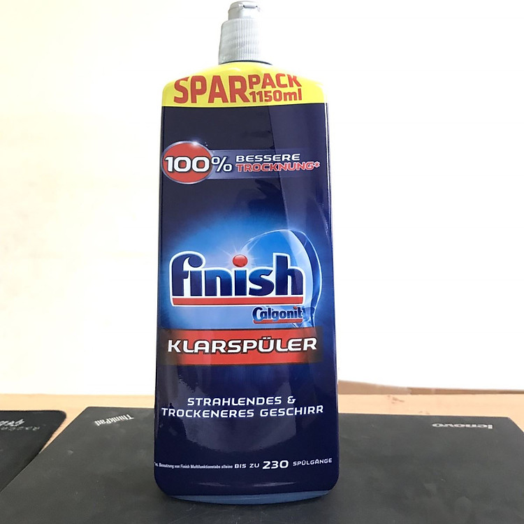 Nước làm bóng Finish 1150ml tặng túi zip 3 kẹo Senjaku Nhật Bản