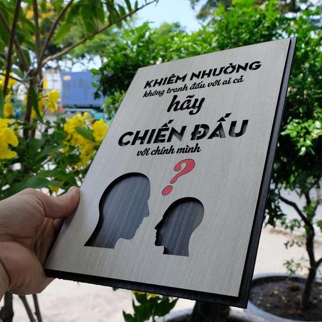 Tranh treo tường câu nói hay ý nghĩa trong công việc và học tập Mẫu VIAN98