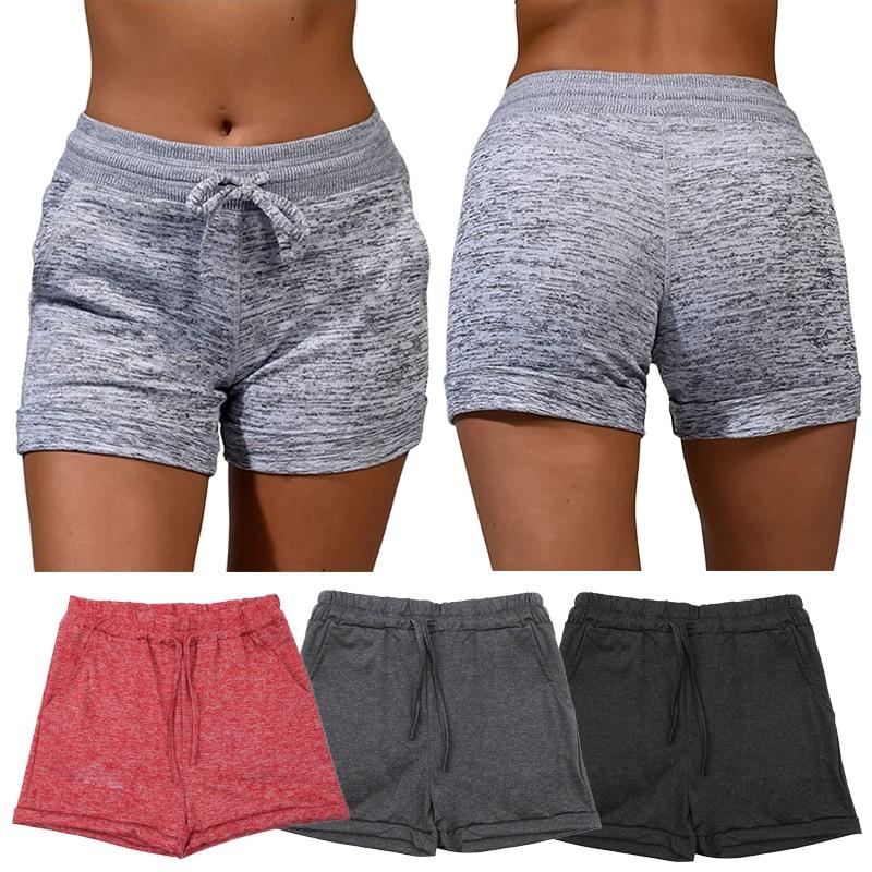 Women Sport Shorts Pants Seamless Fitness Yoga Shorts Casual Leisure Cotton Running Gym Sport Workout Shorts Stretch Waistband