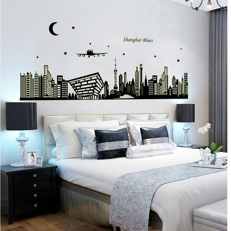 Decal dán tường Dạ quang Thượng Hải AmyShop DDQ012