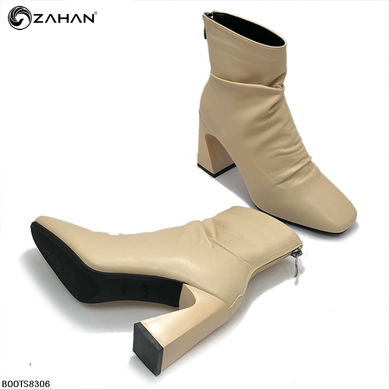 Boots nữ, 7cm, cổ nhún BOOTS8306