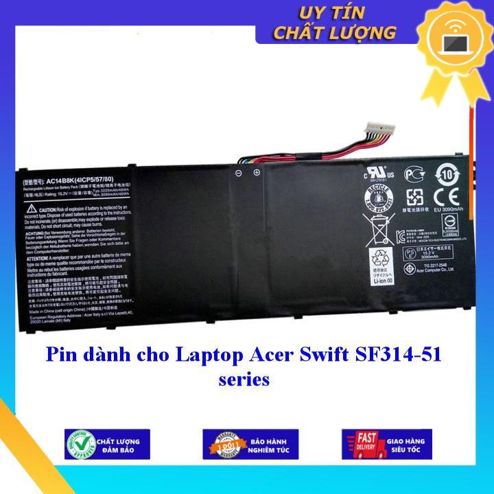 Pin dùng cho Laptop Acer Swift SF314 - 51 series - Hàng Nhập Khẩu New Seal