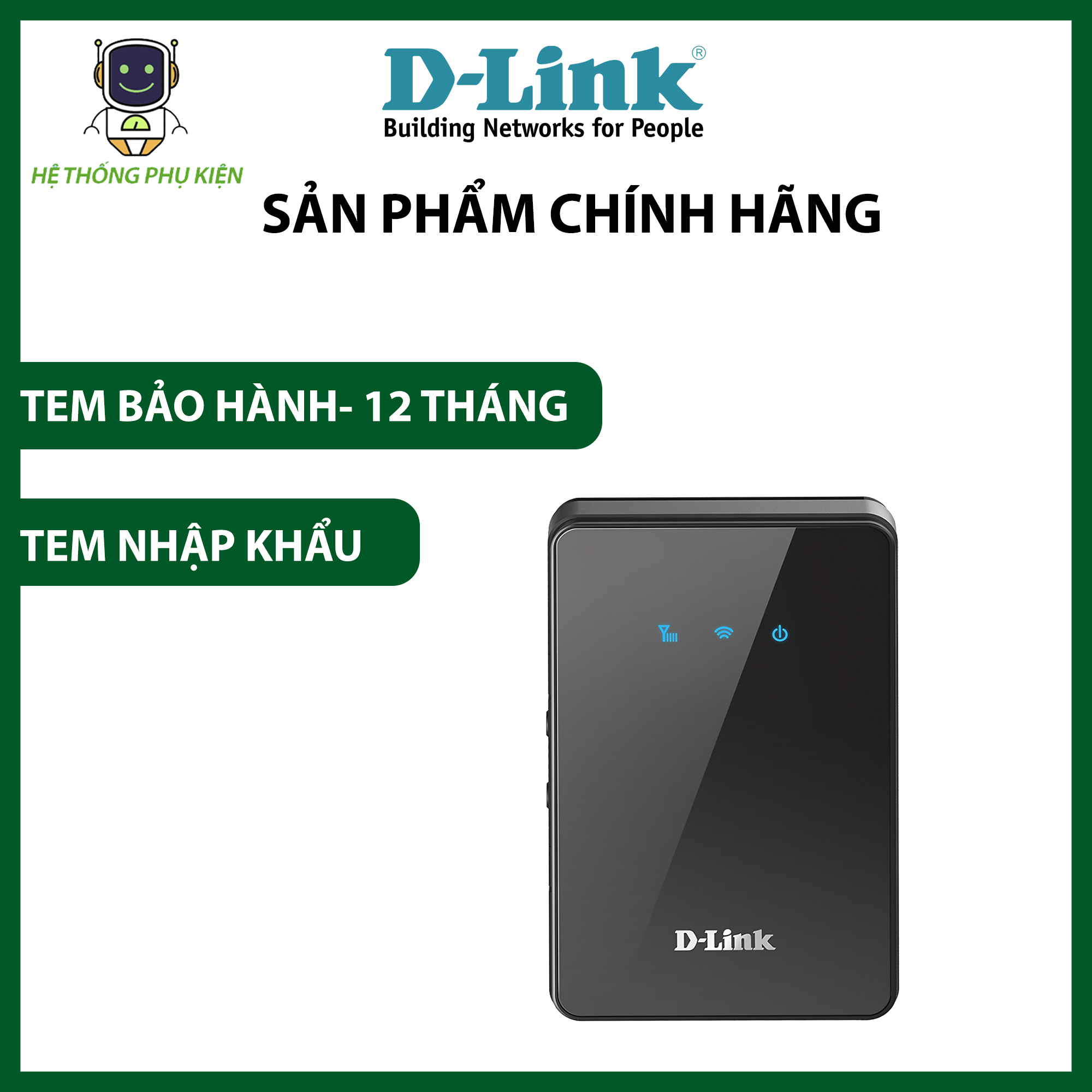 Bộ Phát Wifi Di Động 4G D-Link DWR-932C A1- Hàng Chính Hãng