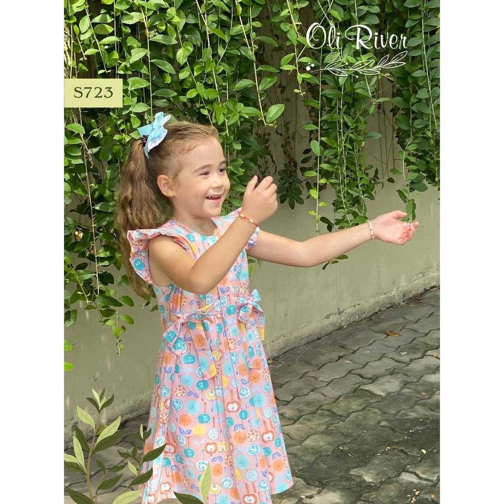 VÁY HỌA TIẾT VIÊN KẸO NGỌT NGÀO CHO BÉ