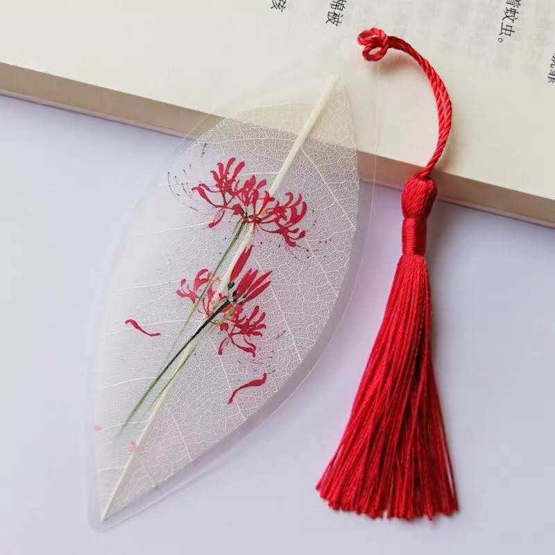Bookmark ngân lá hình hoa bỉ ngạn