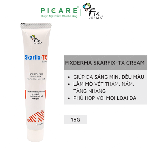 Kem Dưỡng Da Mờ Thâm Nám, Tàn Nhang Fixderma Skarfix - Tx Cream 15G