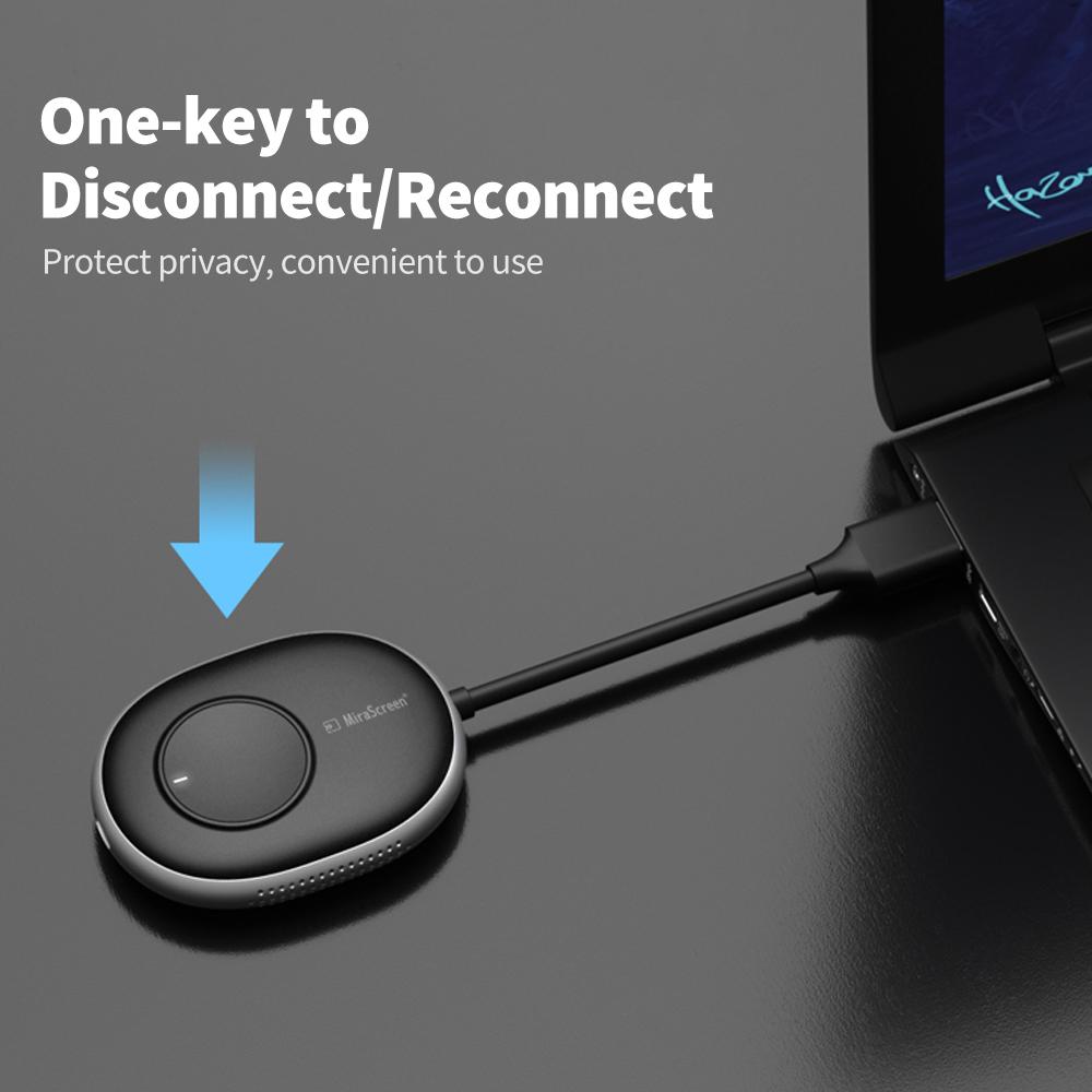 HD Wireless Transmitter Receiver Set Wireless Display Adapter Support 4K Image Long Transmission Distance Plug and Play