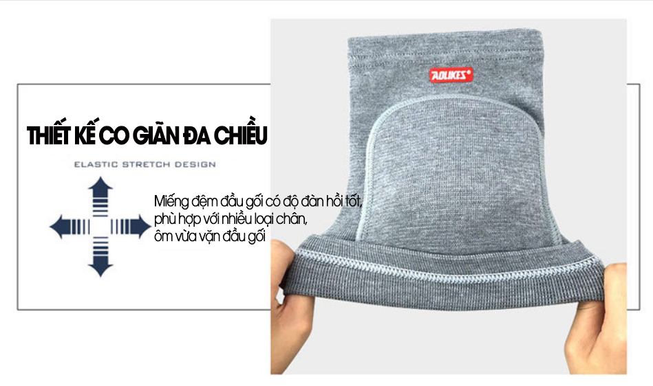 Bó gối thể thao xỏ gối thể thao cao cấp có đệm TXstasr bảo vệ đầu gối khi chơi bóng chuyền, tập gym, yoga...