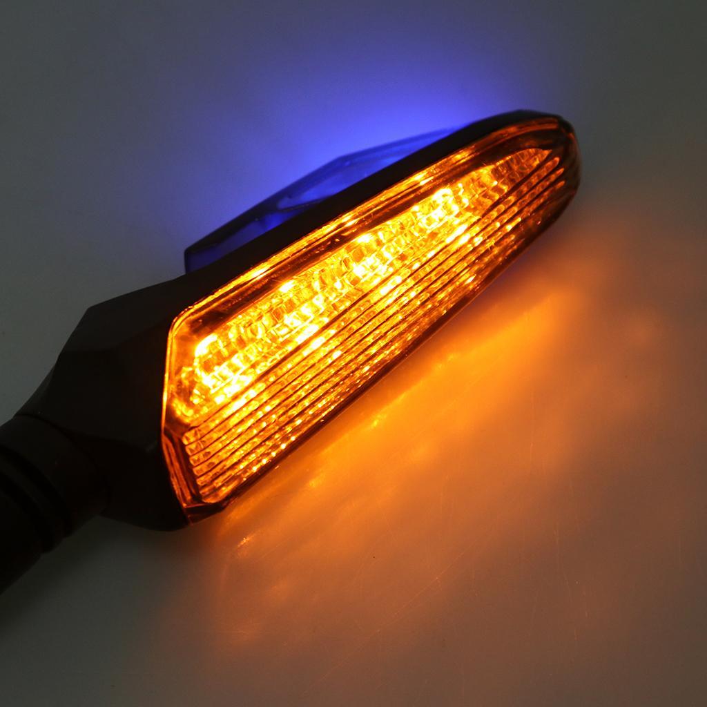 Pair Motorcycle Universal LED Lamp Blinker Indicator Tail Light