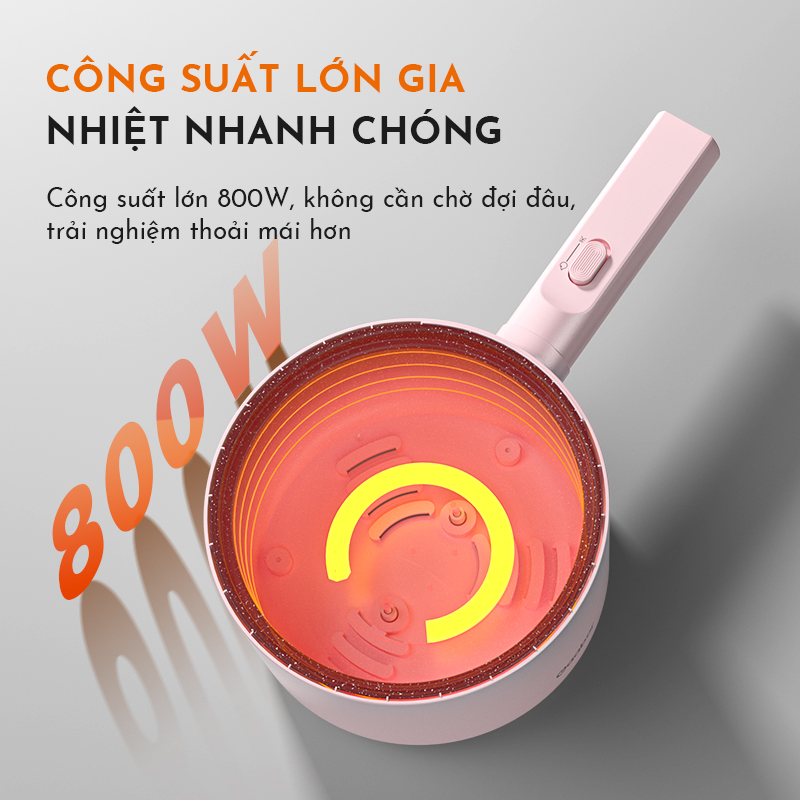 Nồi điện đa năng GAABOR GR-N15D1/D3/D4 dung tích 1.5L - Chống dính - Hàng chính hãng