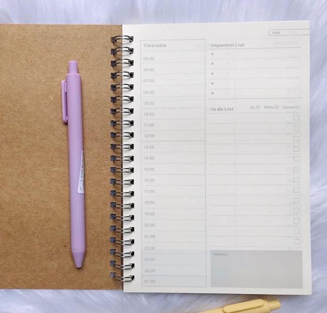 Basic Daily Planner - Sổ Lên Kế Hoạch Daily Hằng Ngày