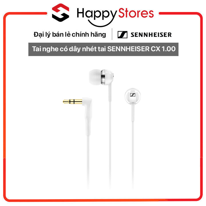 Tai nghe SENNHEISER CX 1.00 - HÀNG CHÍNH HÃNG