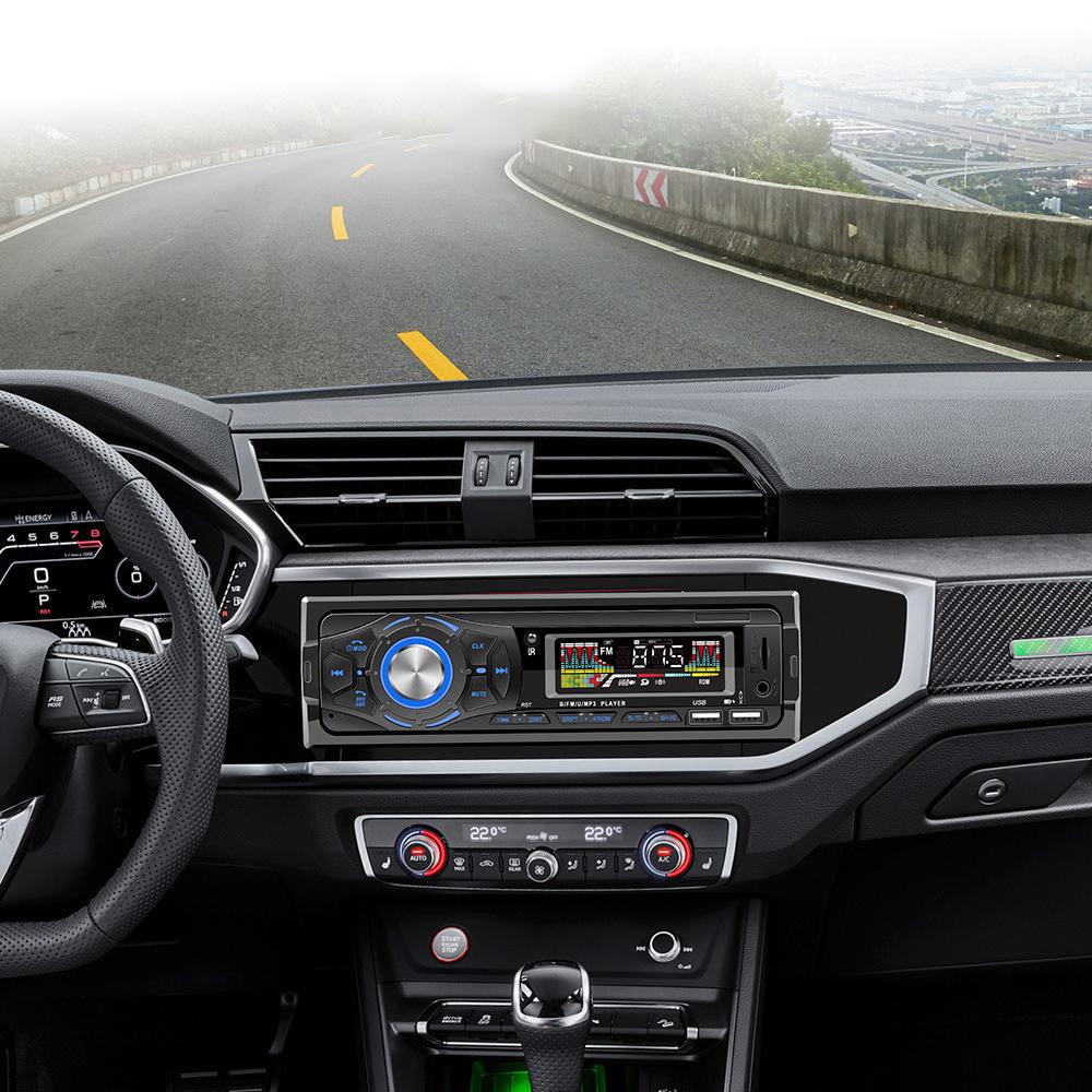 Multi-function Car BT MP3 Player Dual USB Interface Car Audio Player Auto Voice Assistant MP3 Player Radio Receiver