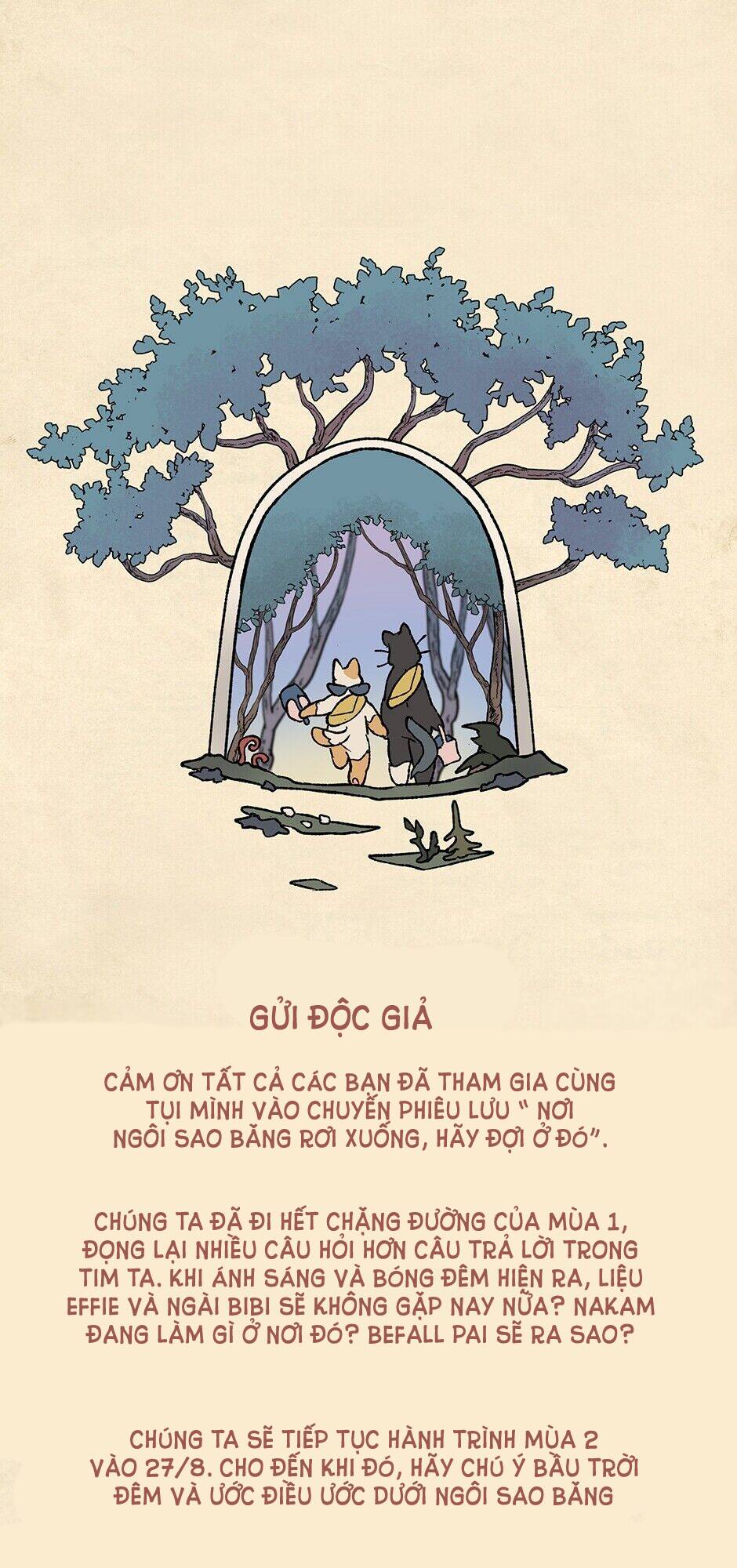 nơi mà ngôi sao băng rơi xuống, hãy đợi ở đó chapter 34.5 1