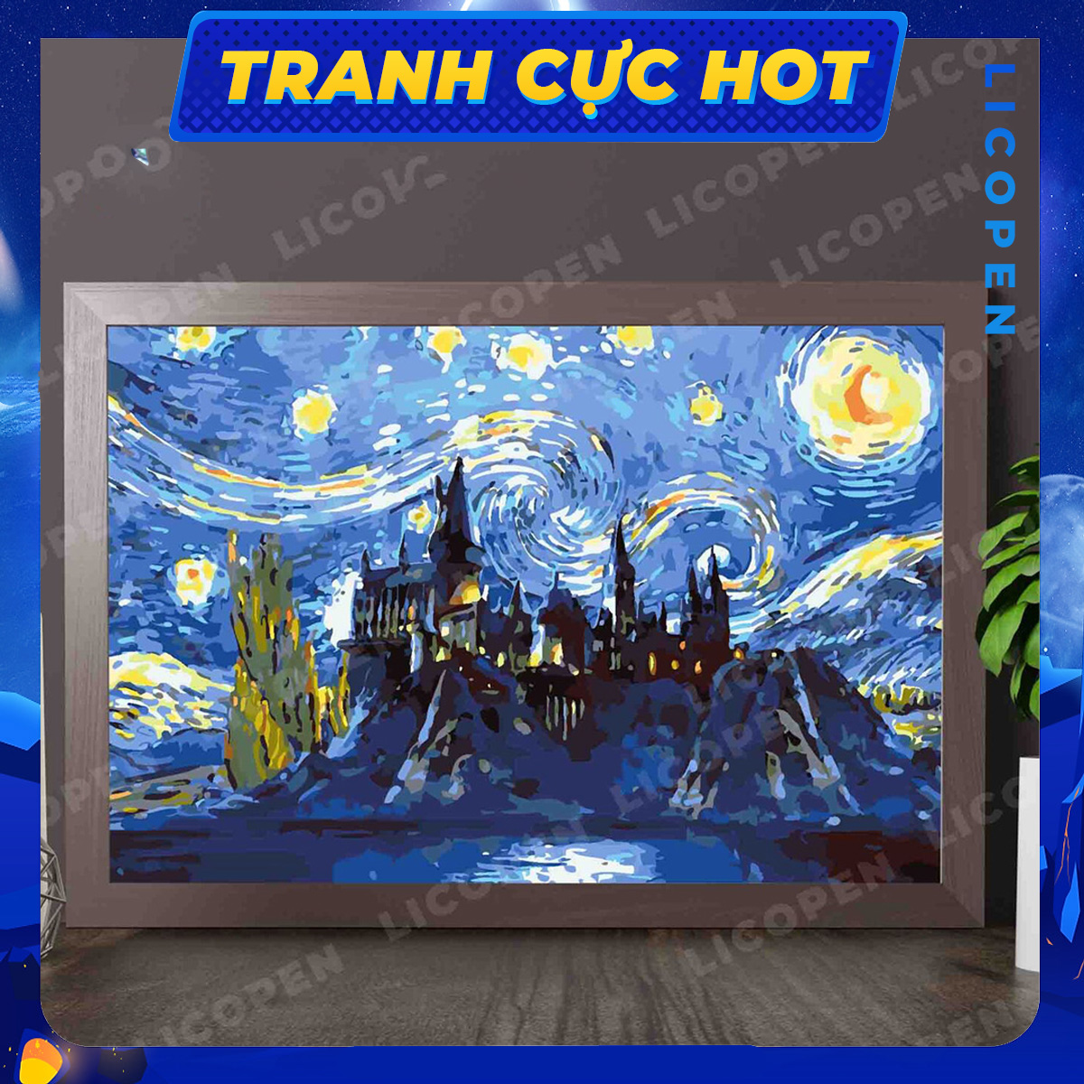 Tranh Tô Màu Theo Số - Tranh Van Gogh - MS485