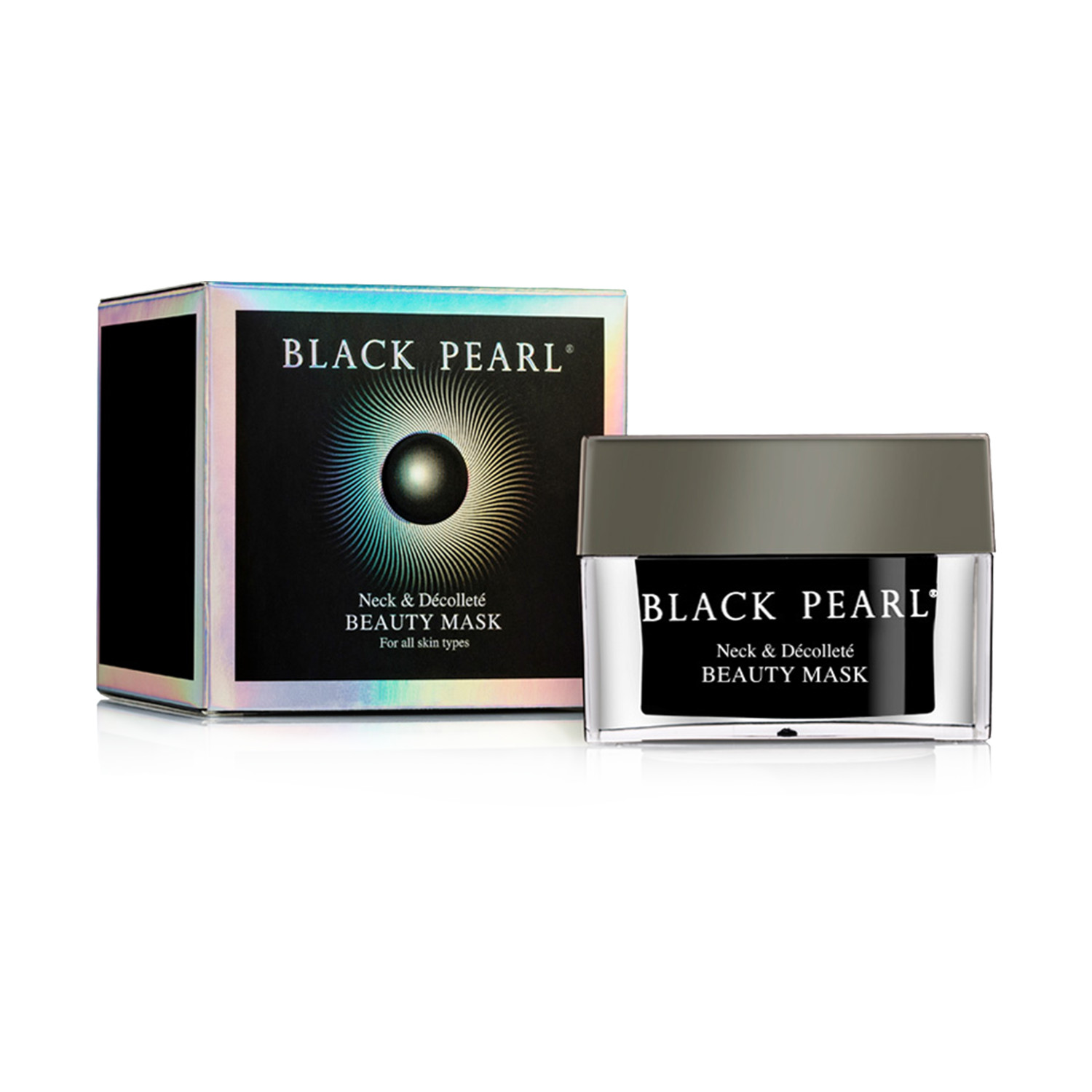 Mặt Nạ Dưỡng Dành Cho Cổ Và Phần Dưới Cổ Black Pearl - Neck &amp; Décolleté Beauty Mask (Phiên Bản 2020) - Làm Mịn Làn Da Dành Riêng Cho Vùng Cổ Và Quanh Cổ