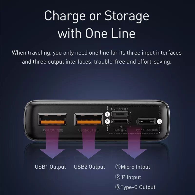 Pin dự phòng sạc nhanh 22.5W / 30W Baseus Adaman Metal Digital Display Quick Charge ( Hàng chính hãng )