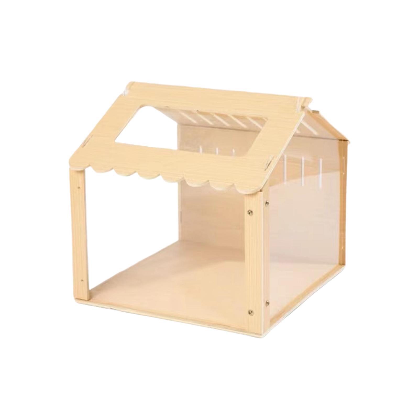 Hamster Cage Exercise Toy Nesting Habitat for Gerbils Rutin Chicken Hideaway