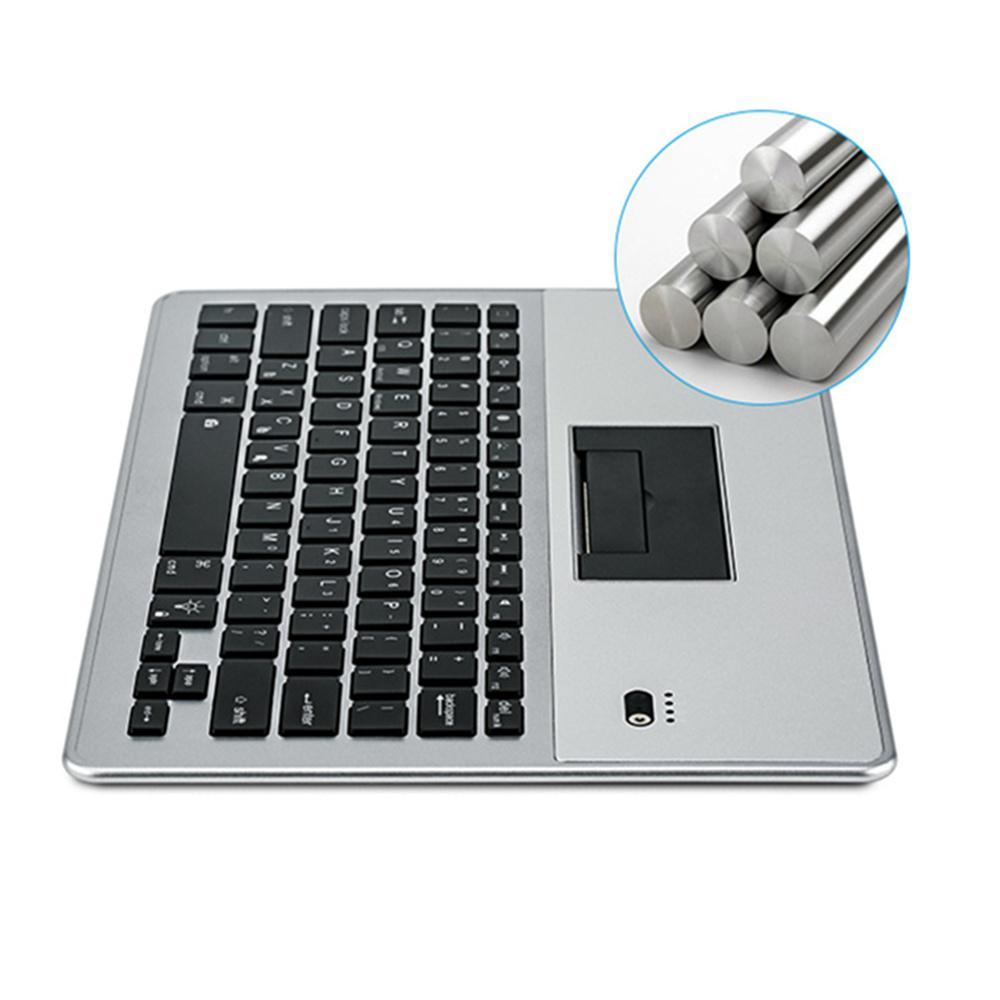 Backlit Universal Aluminum Bluetooth Wireless Keyboard for iOS Android PC