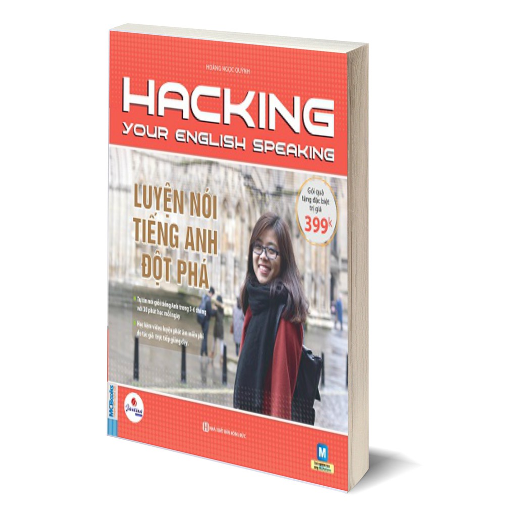 Combo Hacking Your English Speaking + Hacking your English Listening - Luyện Nghe - Nói tiếng Anh đột phá (Tặng cuốn 2000 từ vựng tiếng Anh theo chủ đề)