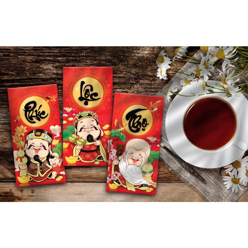 Set 100 Bao Lì Xì Tam Đa - Phúc Lộc Thọ (đủ mẫu)