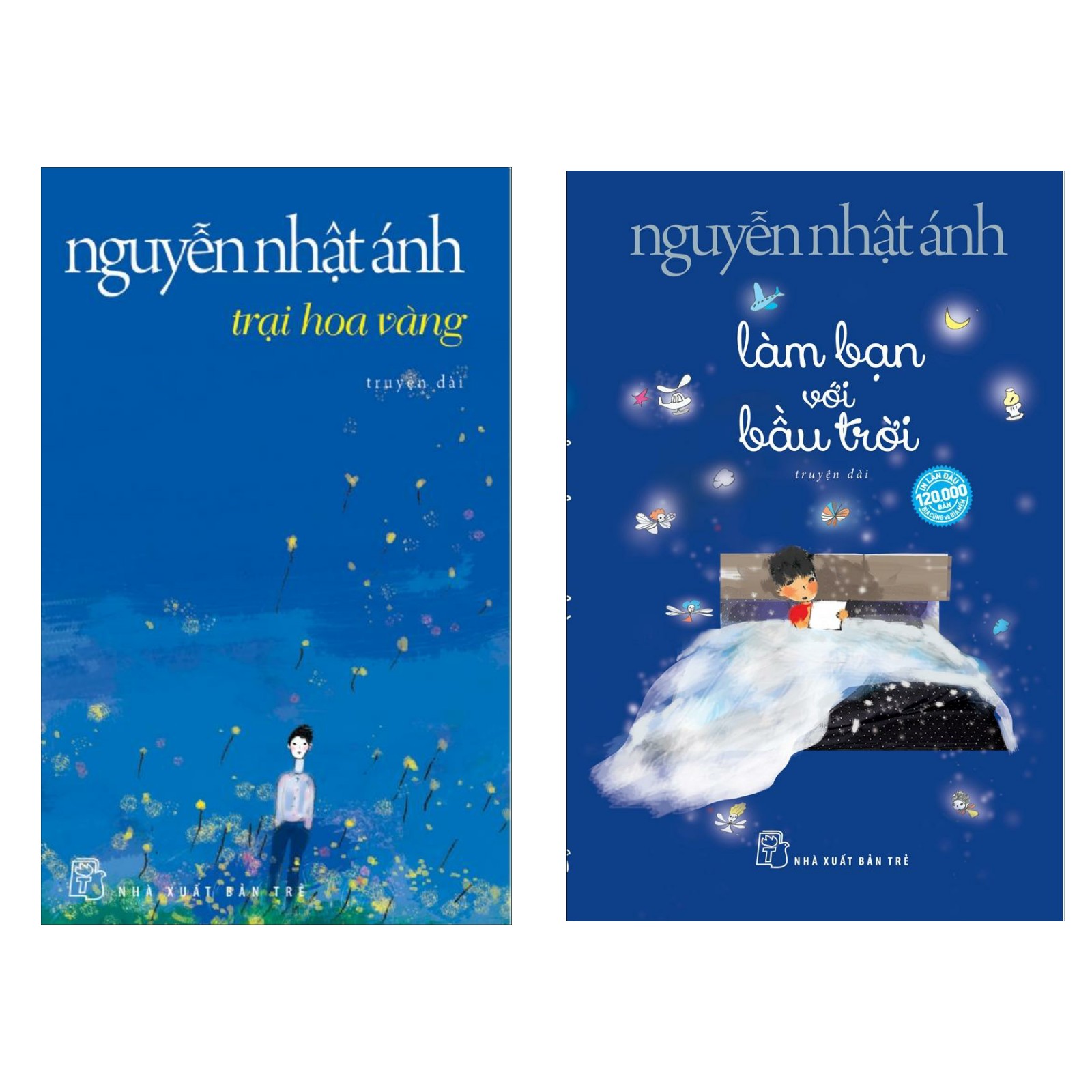 Combo Làm Bạn Với Bầu Trời (Bản Đặc Biệt - Tặng Kèm Khung Ảnh + Postcard) + Trại Hoa Vàng (Bộ Sách Được Yêu Thích Nhất Của Nguyễn Nhật Ánh / Tặng Kèm Bookmark Green Life)