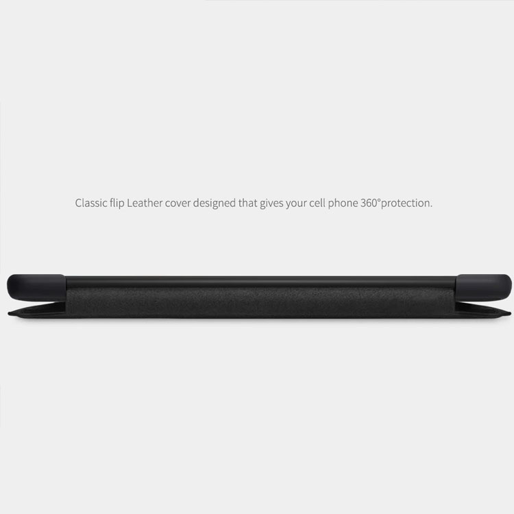 Bao da dành cho Galaxy S10 Lite Nillkin Qin - hàng chính hãng